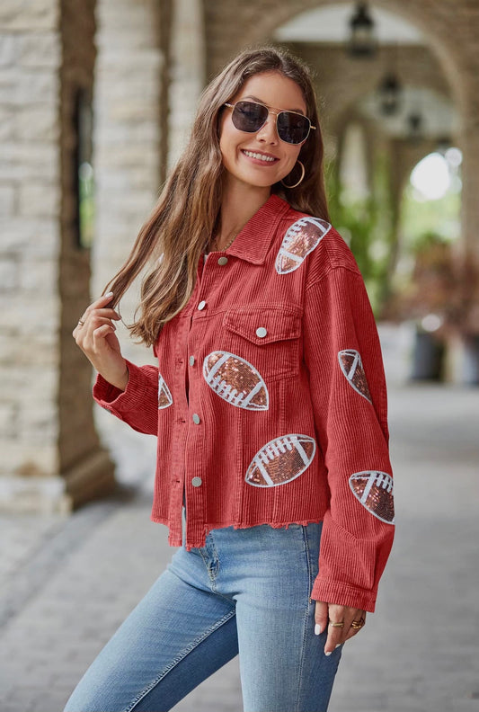 Bling Up Your Game Day Football Jacket